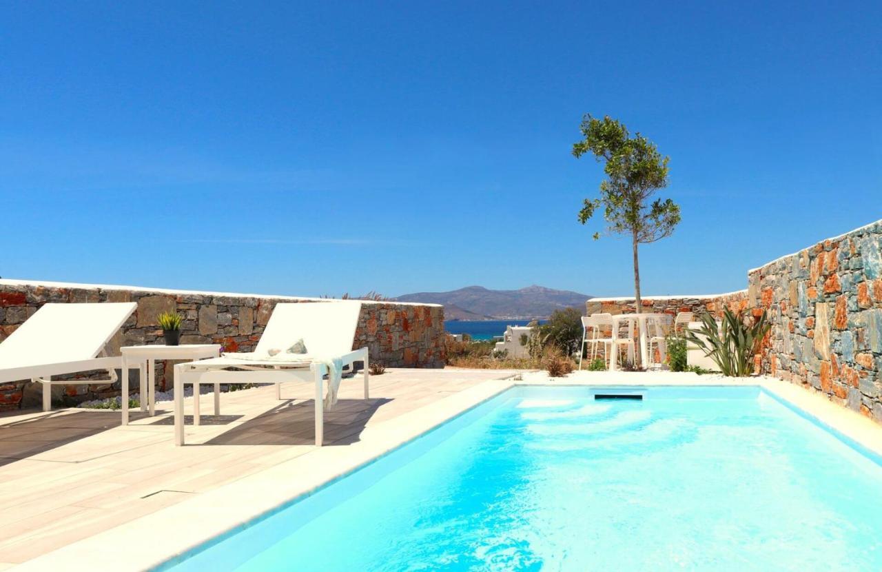 The Nine Graces - Agia Anna - Option With Private Pool Or Hot Tub Villa Bagian luar foto