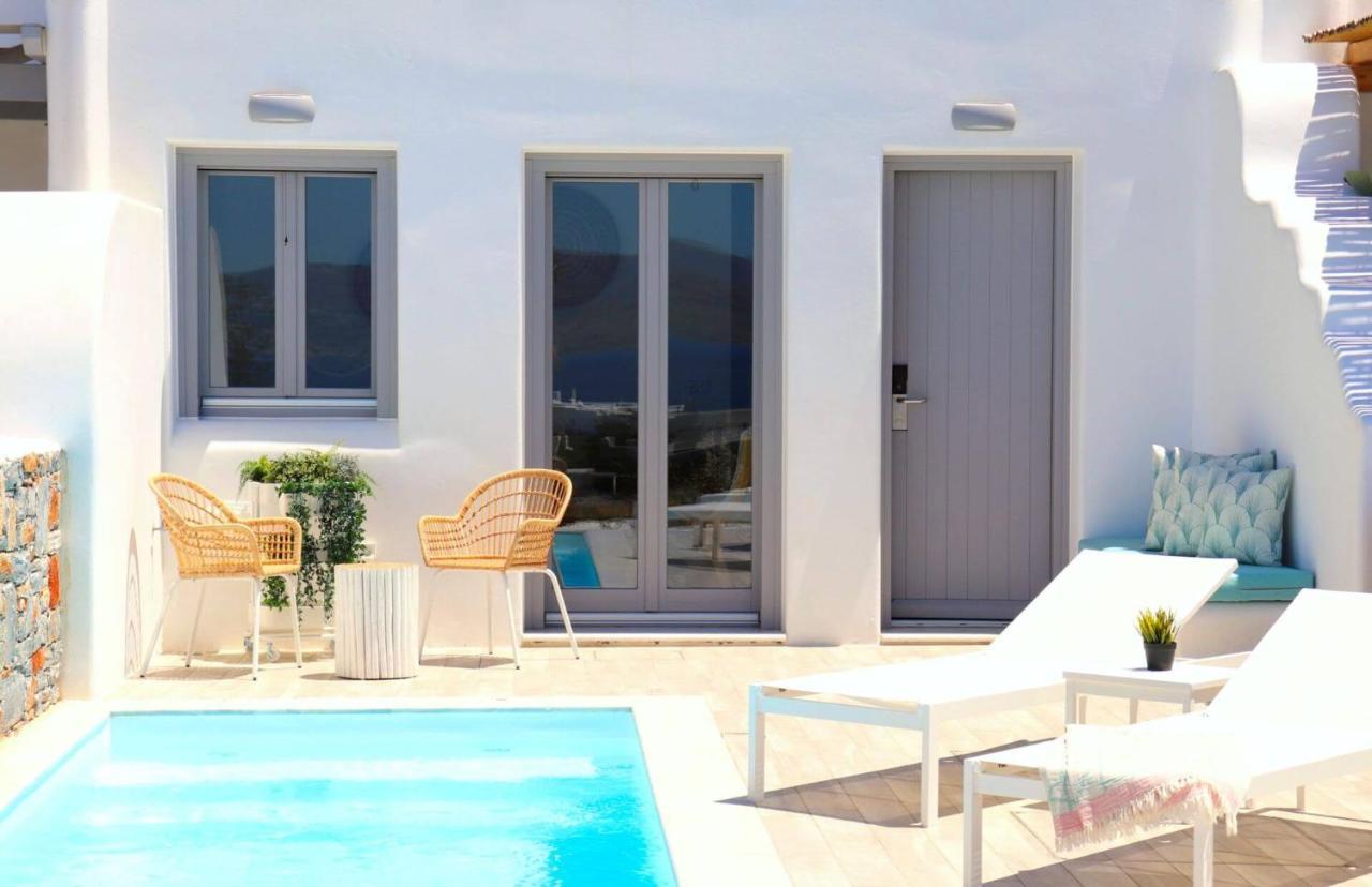 The Nine Graces - Agia Anna - Option With Private Pool Or Hot Tub Villa Bagian luar foto