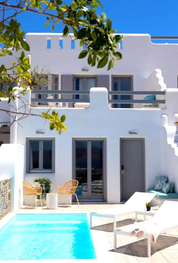 The Nine Graces - Agia Anna - Option With Private Pool Or Hot Tub Villa Bagian luar foto